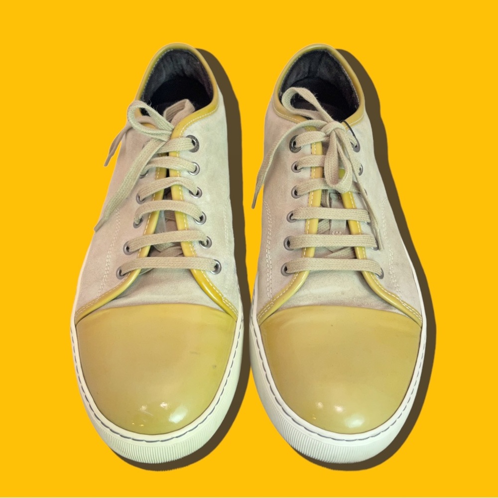 LANVIN MEN YELLOW SNEAKERS